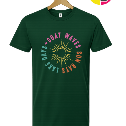 Sunburst Lake Days Tee