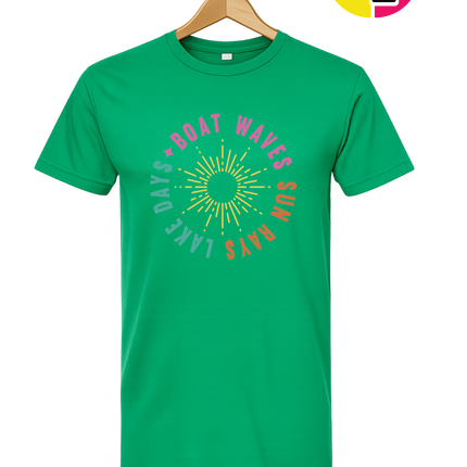 Sunburst Lake Days Tee
