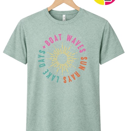 Sunburst Lake Days Tee