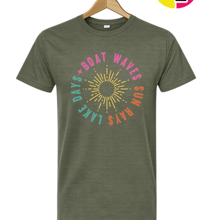 Sunburst Lake Days Tee