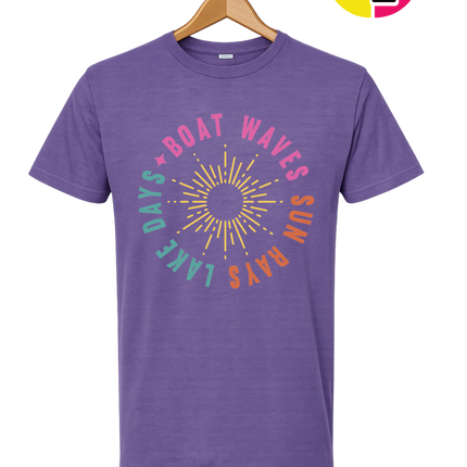 Sunburst Lake Days Tee