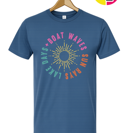 Sunburst Lake Days Tee