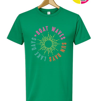 Sunburst Lake Days Tee