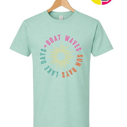 Sunburst Lake Days Tee