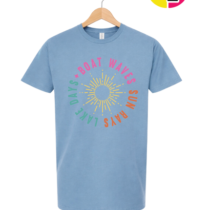Sunburst Lake Days Tee