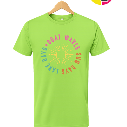 Sunburst Lake Days Tee