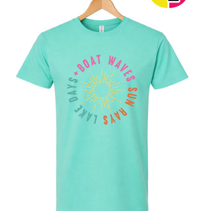 Sunburst Lake Days Tee
