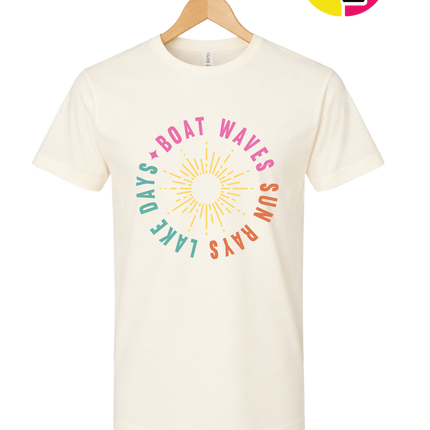 Sunburst Lake Days Tee