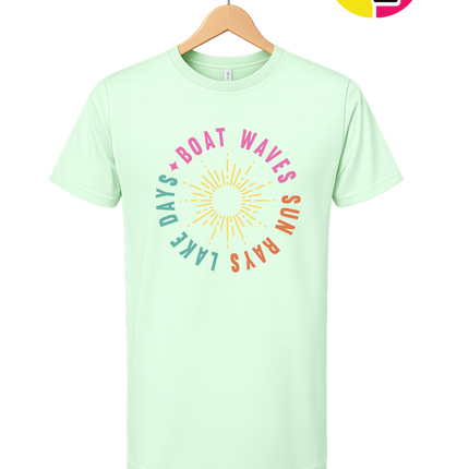 Sunburst Lake Days Tee
