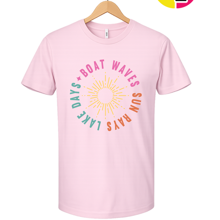 Sunburst Lake Days Tee