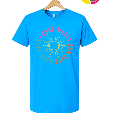 Sunburst Lake Days Tee