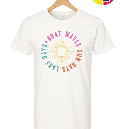 Sunburst Lake Days Tee