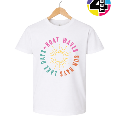 Sunburst Lake Days Youth Tee