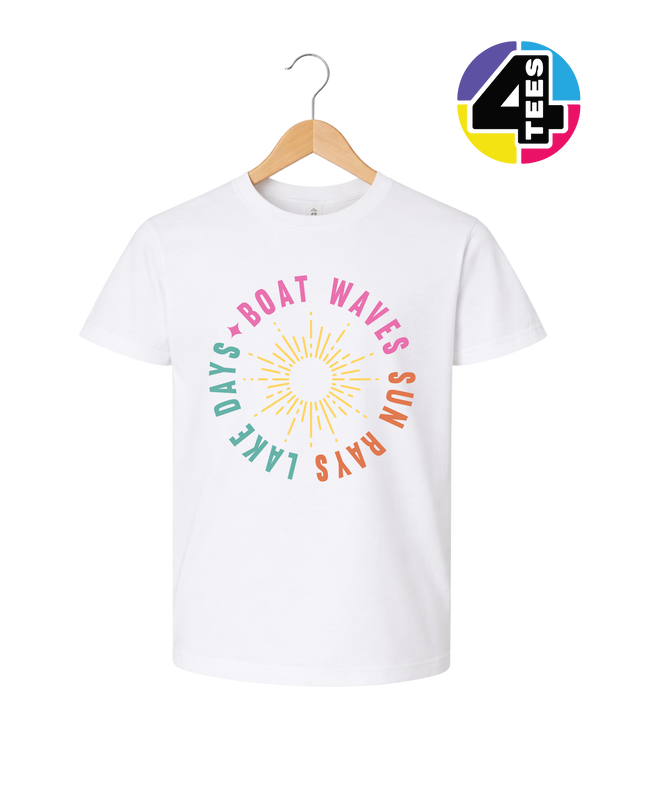 Sunburst Lake Days Youth Tee
