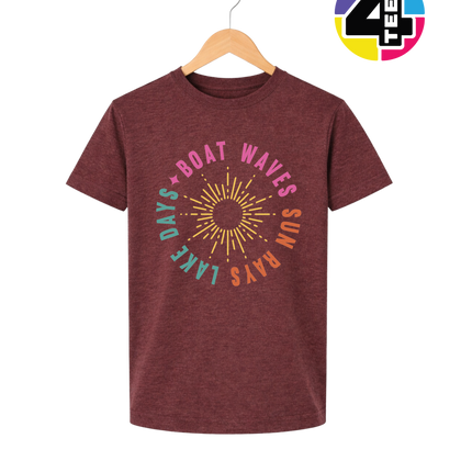Sunburst Lake Days Youth Tee