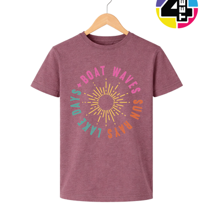 Sunburst Lake Days Youth Tee