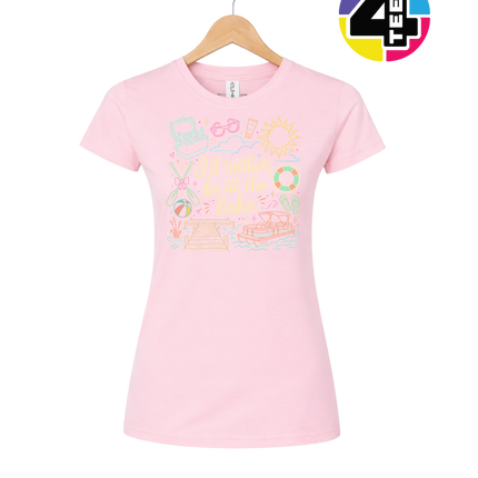I'd Rather Be At The Lake Women's Tee