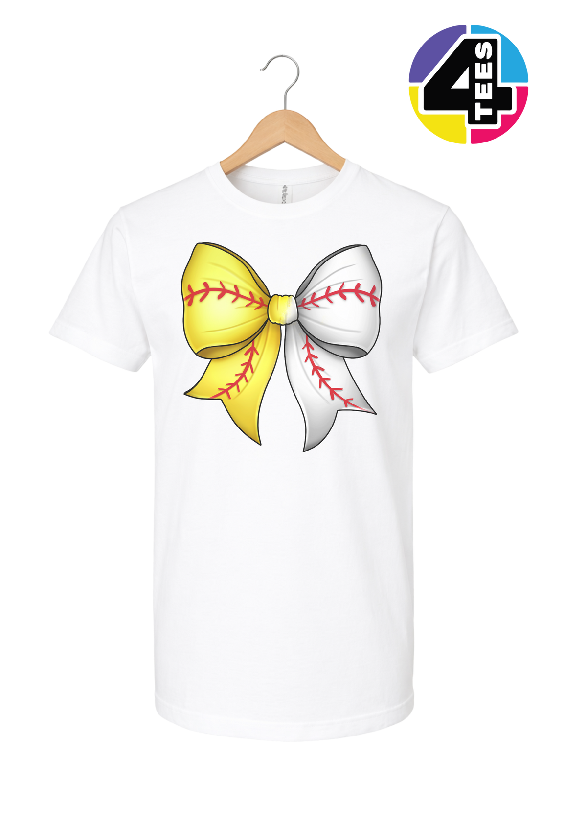 Softball Sweetheart Bow Tee