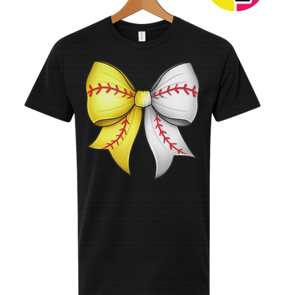 Softball Sweetheart Bow Tee