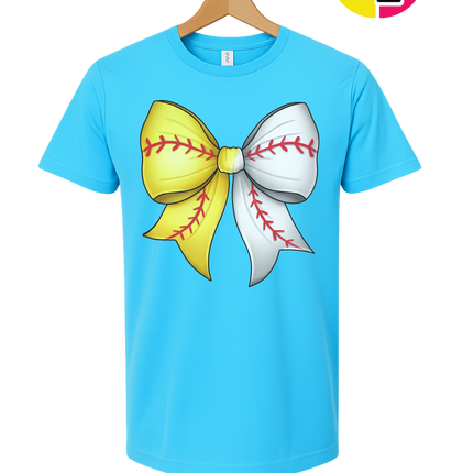 Softball Sweetheart Bow Tee