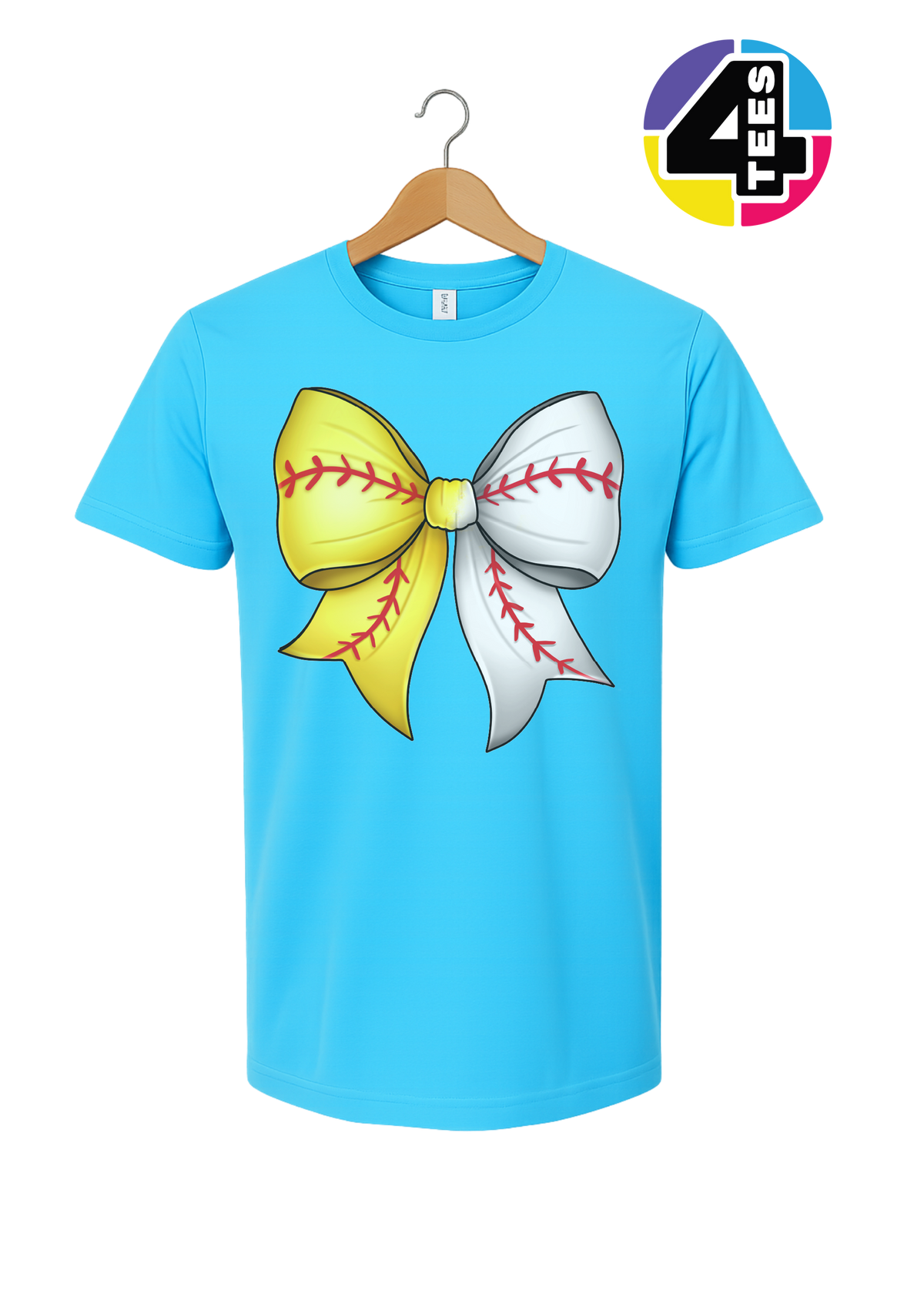 Softball Sweetheart Bow Tee
