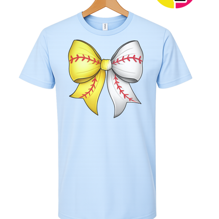 Softball Sweetheart Bow Tee