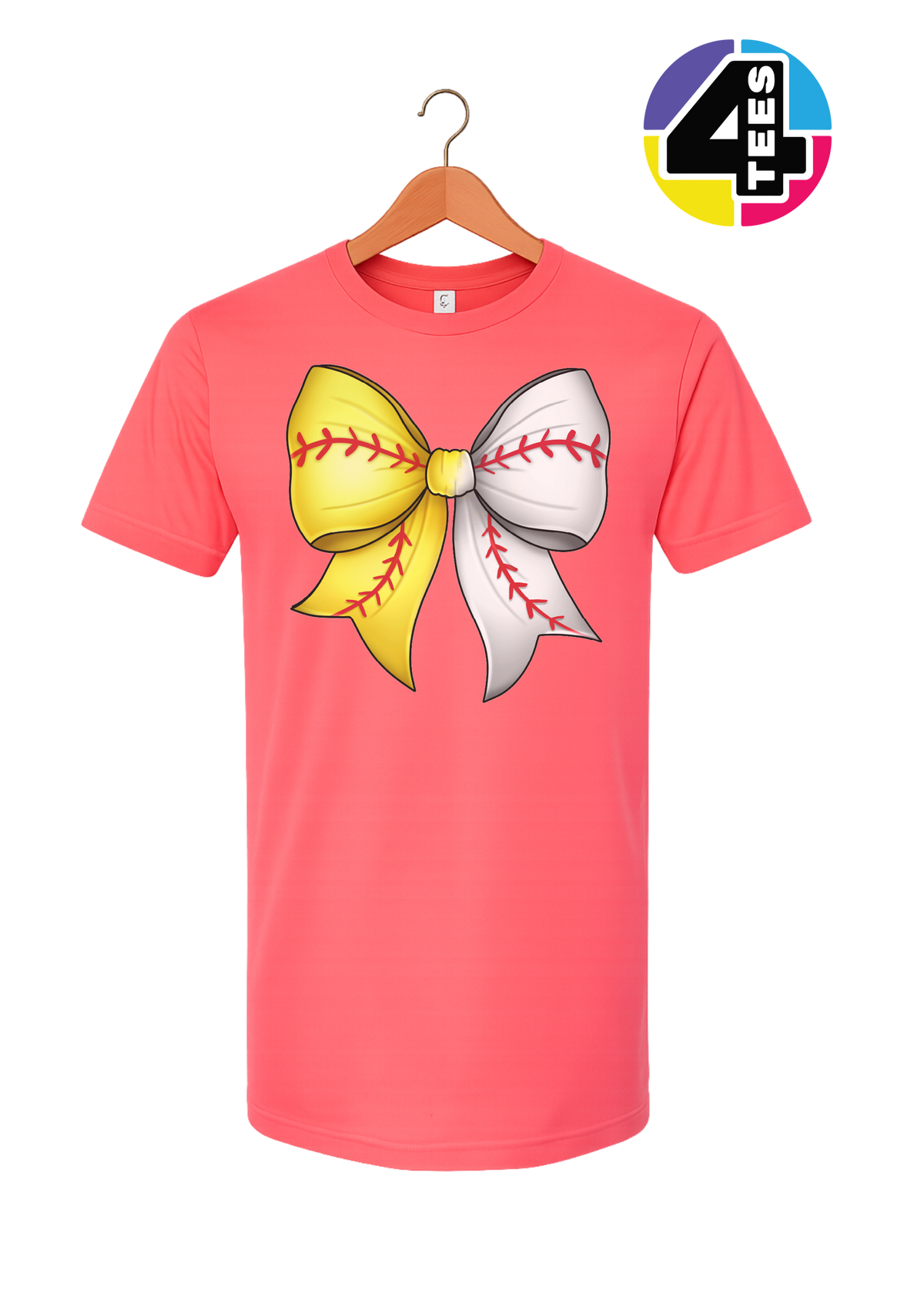 Softball Sweetheart Bow Tee