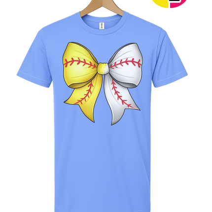 Softball Sweetheart Bow Tee
