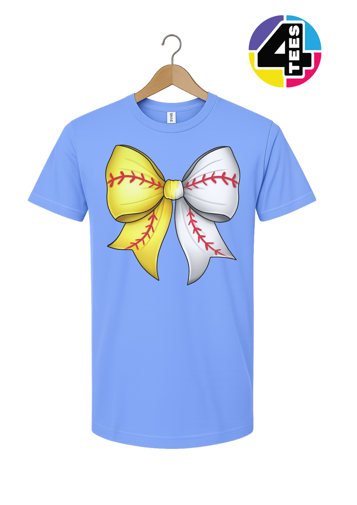 Softball Sweetheart Bow Tee