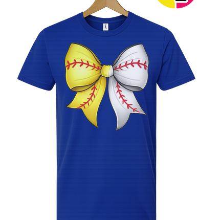 Softball Sweetheart Bow Tee