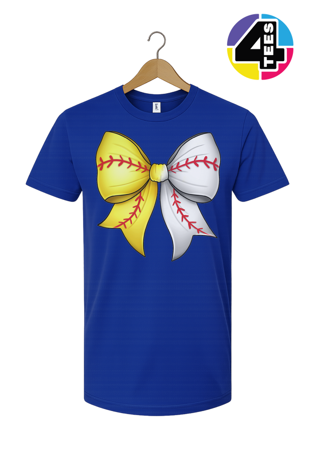 Softball Sweetheart Bow Tee