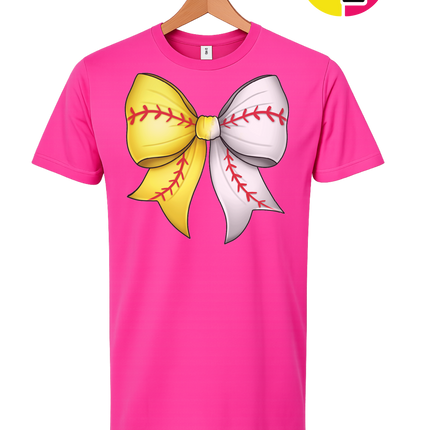 Softball Sweetheart Bow Tee