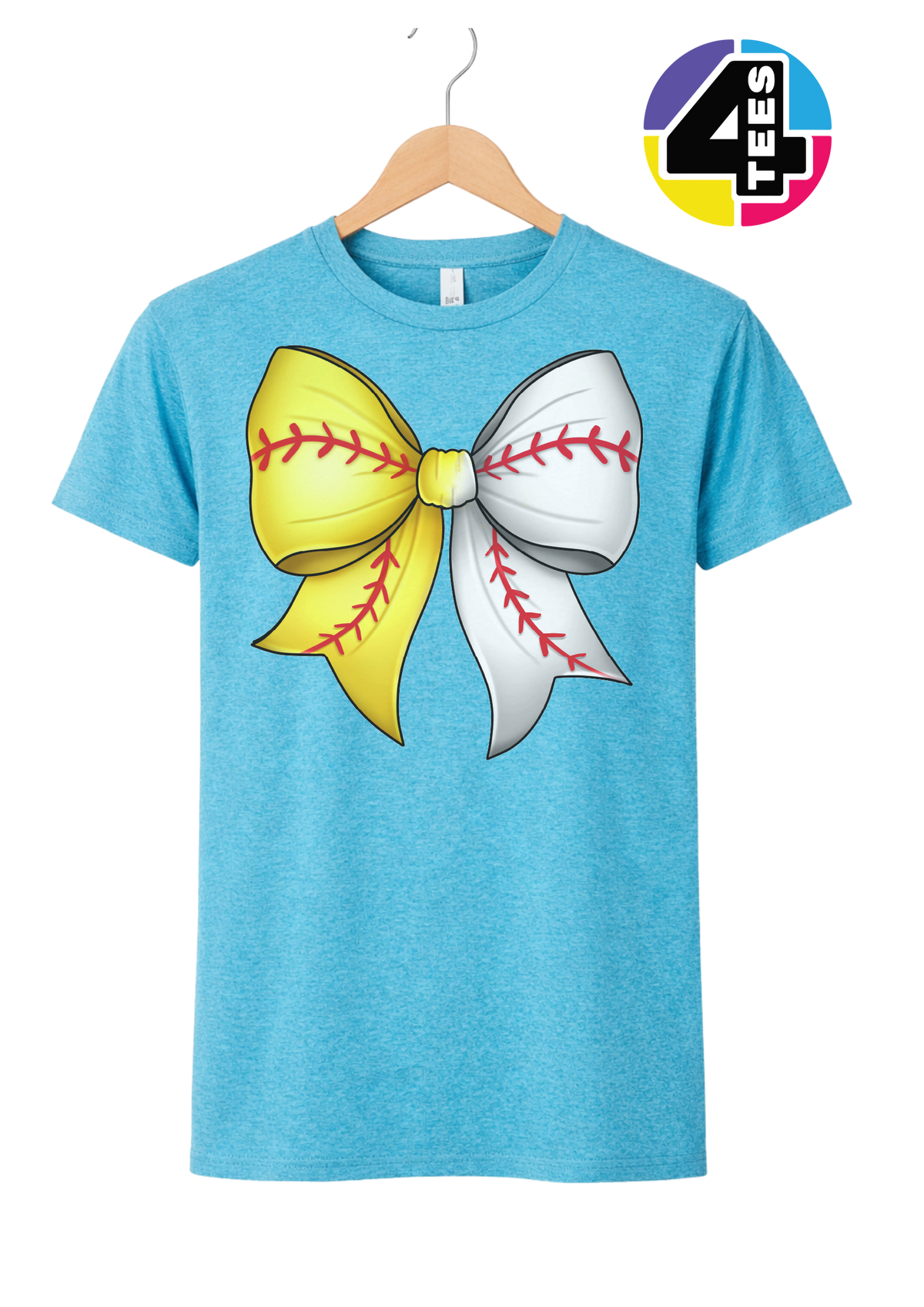 Softball Sweetheart Bow Tee