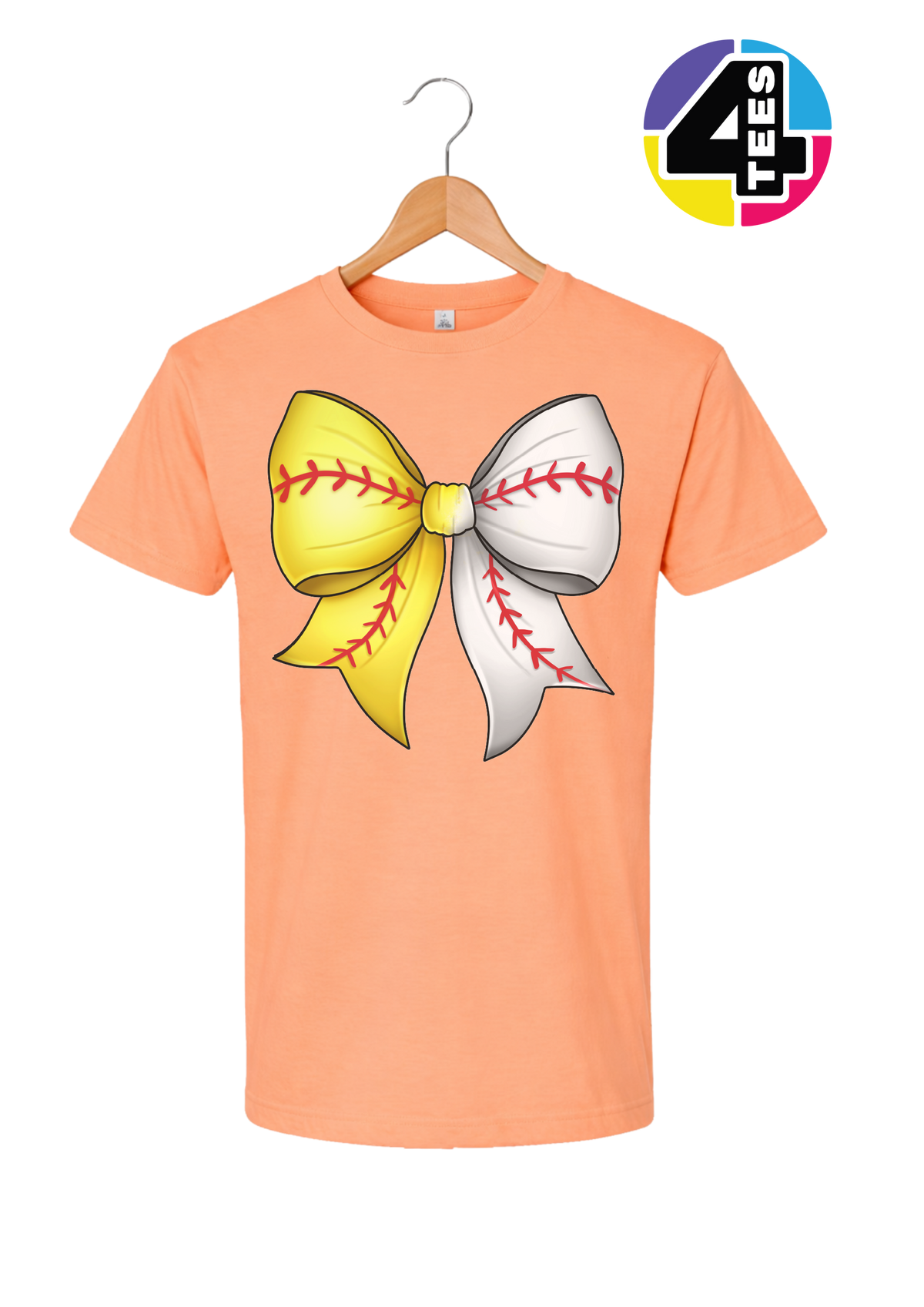 Softball Sweetheart Bow Tee