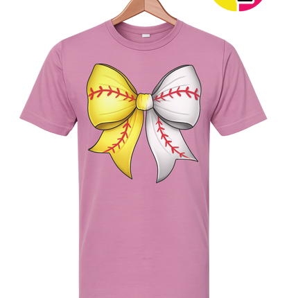 Softball Sweetheart Bow Tee