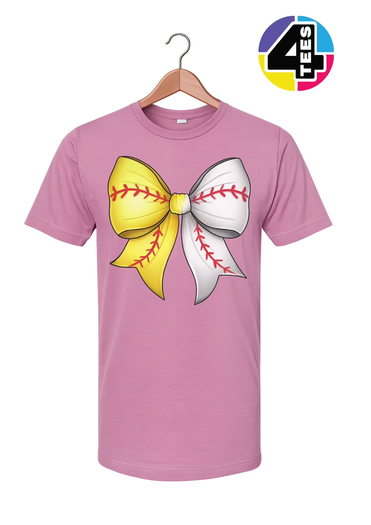 Softball Sweetheart Bow Tee