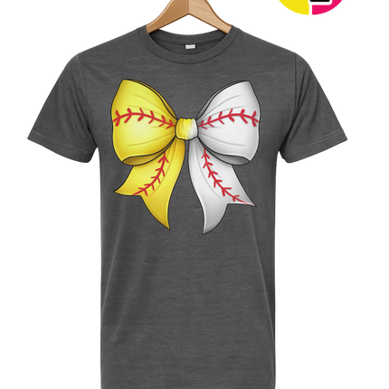 Softball Sweetheart Bow Tee