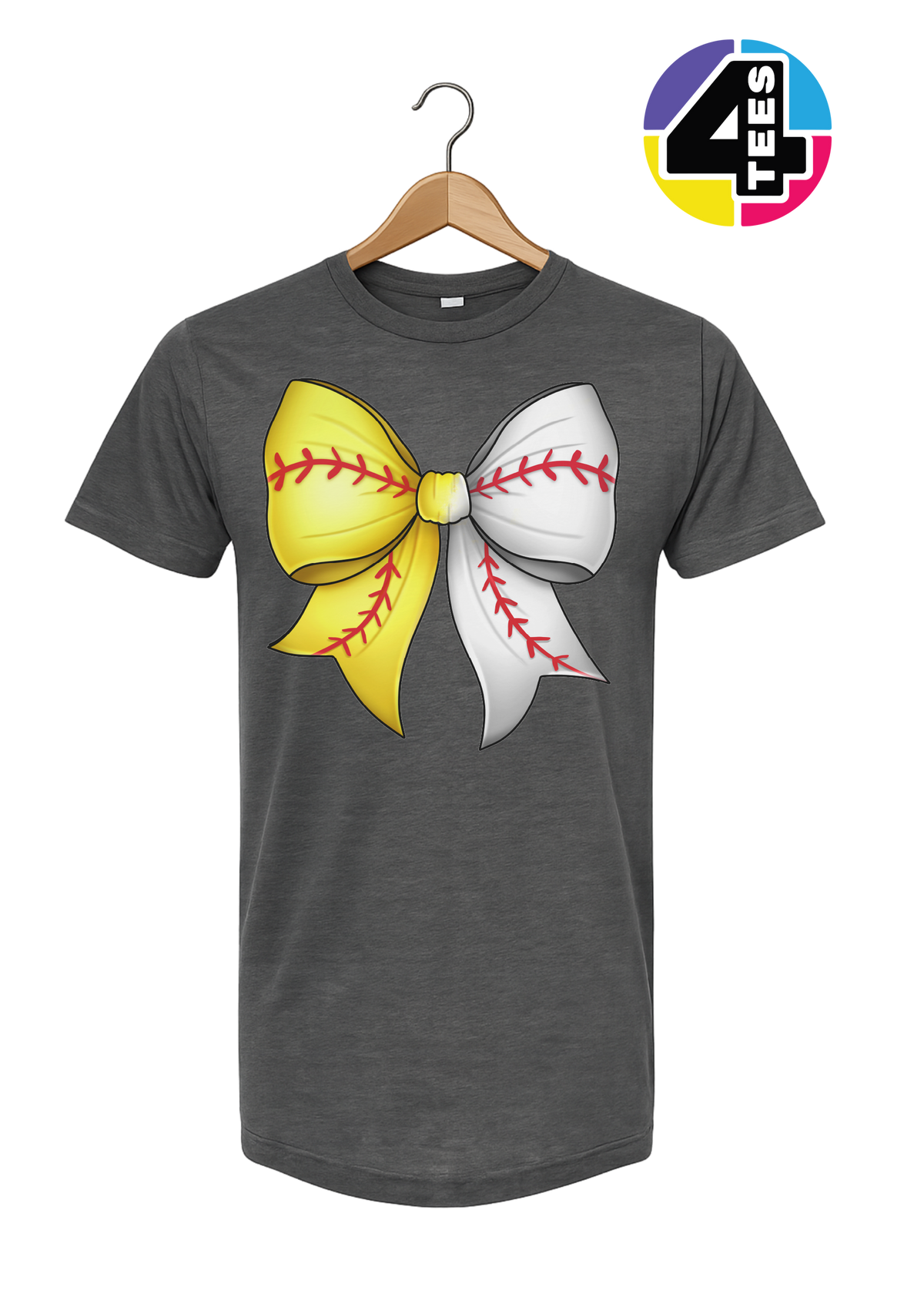 Softball Sweetheart Bow Tee