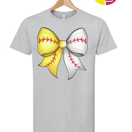 Softball Sweetheart Bow Tee