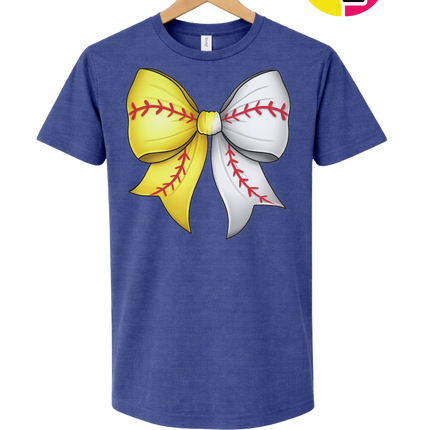 Softball Sweetheart Bow Tee