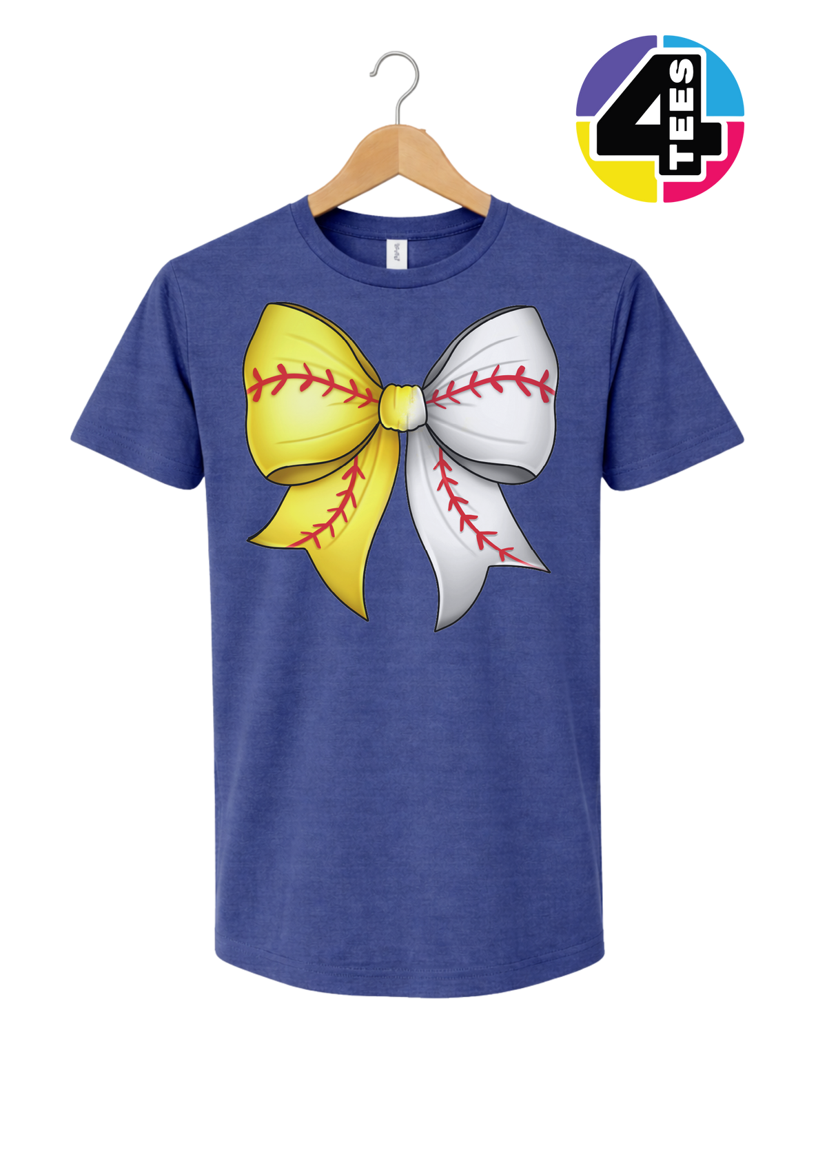 Softball Sweetheart Bow Tee