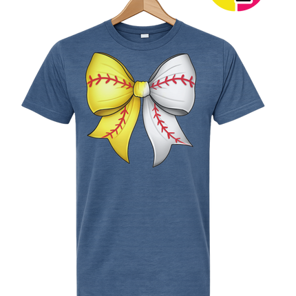 Softball Sweetheart Bow Tee