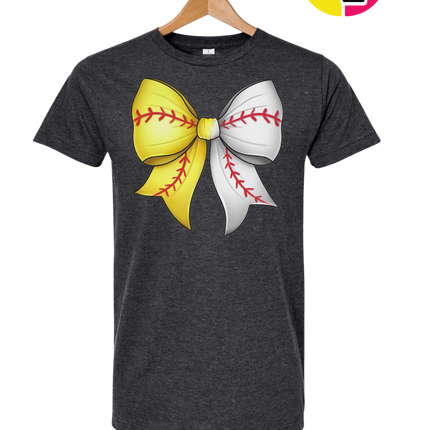 Softball Sweetheart Bow Tee