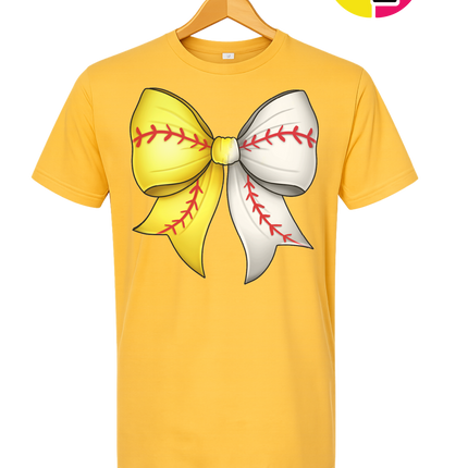 Softball Sweetheart Bow Tee