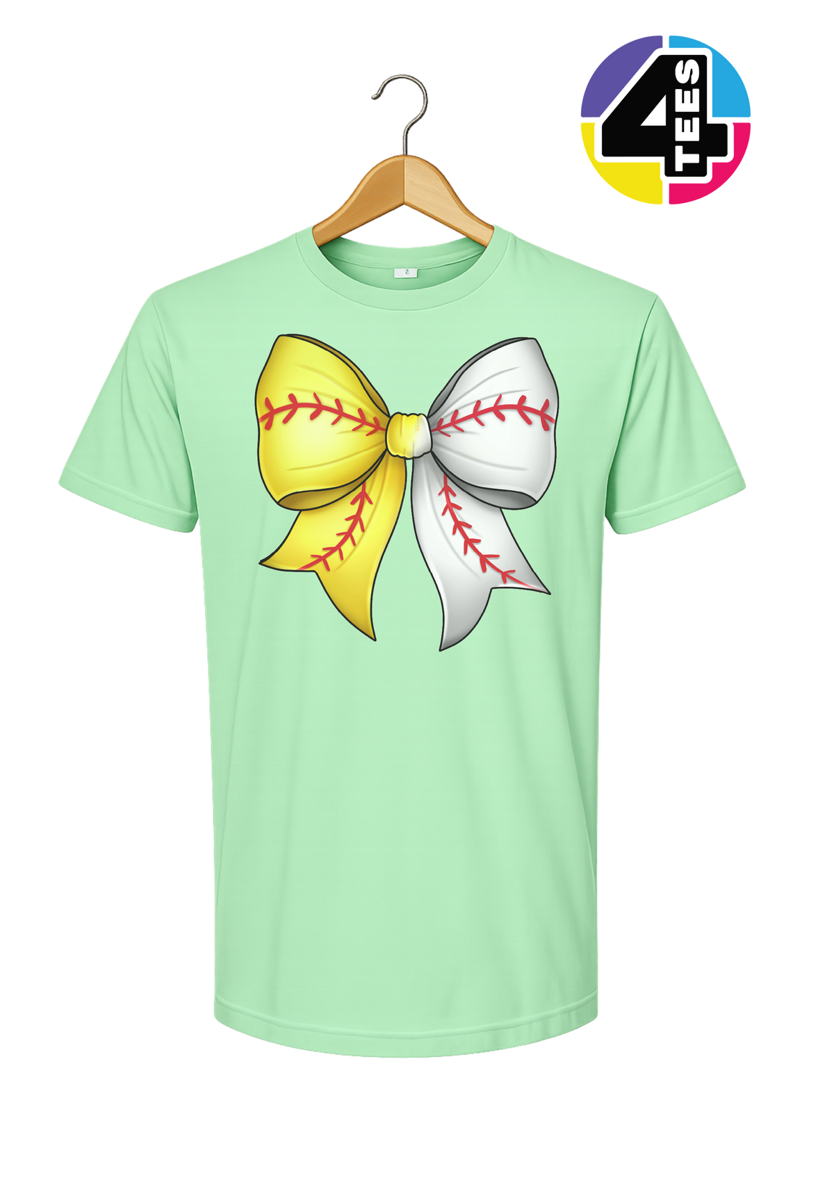 Softball Sweetheart Bow Tee