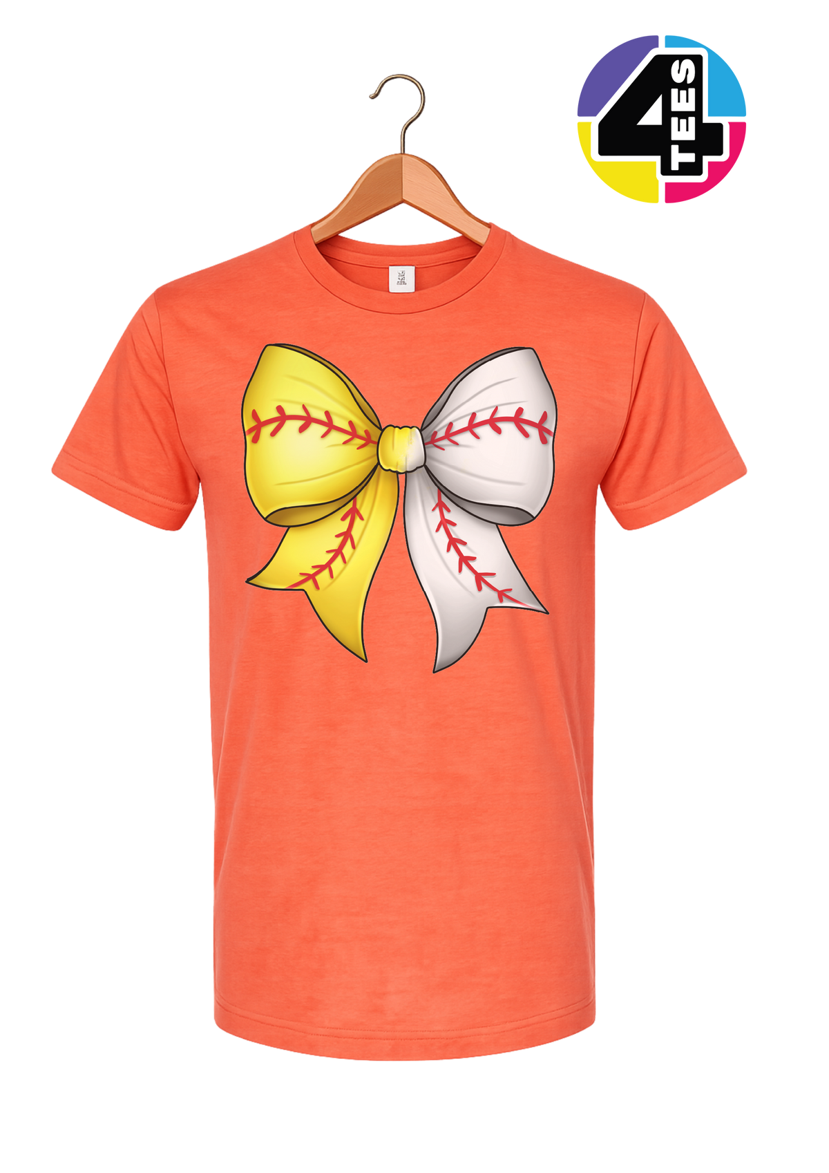 Softball Sweetheart Bow Tee