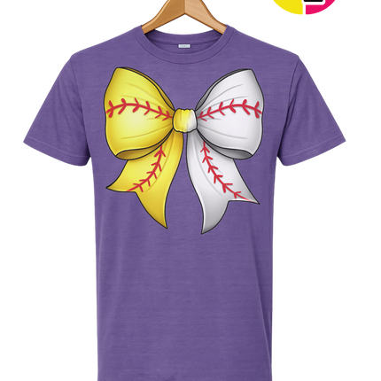 Softball Sweetheart Bow Tee