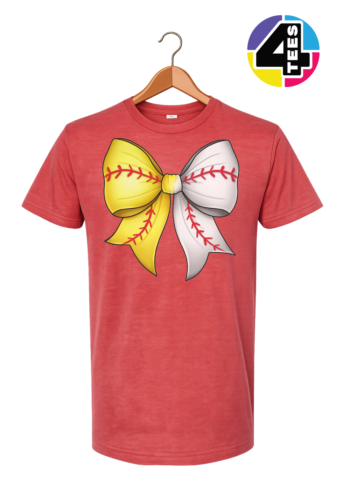 Softball Sweetheart Bow Tee