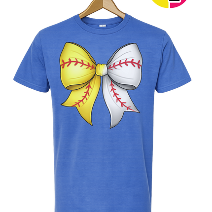 Softball Sweetheart Bow Tee