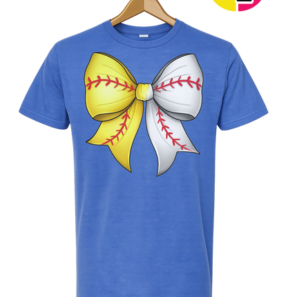 Softball Sweetheart Bow Tee